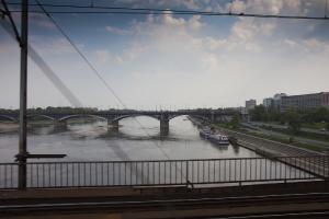 28 апреля 2011. Варшава - Москва. Из окна поезда.