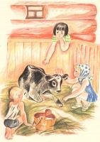 иллюстрации к советским детским книжкам - подборка Ж