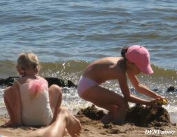 Girls on beach 5