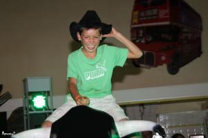 Holidays 11 - Riding bull - Green T-shirt boy