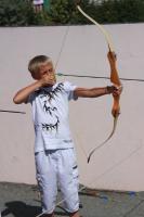 Holidays 09 - Archery - Little blond boy