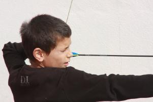 Holidays 09 - Archery - Young shy archer