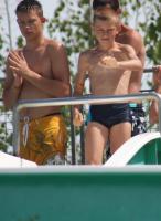 Holidays 09 - Axel and his brother - Water slide
