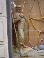 Unknown Sculptors (Sweden, Stockholm, "Fishing Boy" from Stockholm Fair in 1897. Now to be seen in Lundgrens shop window in Old Town, Stockholm.)
