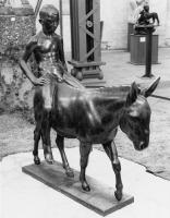 Gaul, August (1869 - 1921) "The Donkey Rider", exhibited in the yard of the Staedel Museum, Schaumainkai 63, Frankfurt-am-Main, and in Spandau Rathaus, Berlin