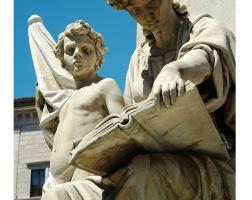 Unknown Sculptors (Italy, Rome, Corso Vittorio Emanuele II, Piazza di San Pantaleo), scultura a Marco Minghetti)