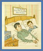 Sherer, Robert (USA, 1960s) - A Good Boy Always Sleeps with his Hands Above the Covers!