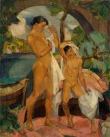 Lismann, Hermann (1878-1943), Bathing Boys, 1920