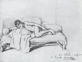 Valadon, Suzanne (1865 - 1938) - drawings of her son and daughter