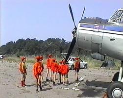Gift for "memory". The airfield, 2000. (boys)(v-caps)