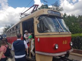 Парад трамваев на Чистых 4 июня 2022