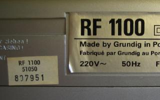 Grundig RF 1100