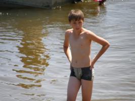 Lower Rio Boys - 2553 - May - Bathing in Volga