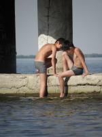 Lower Rio Boys - 2554 - May - Bathing in Volga - 2