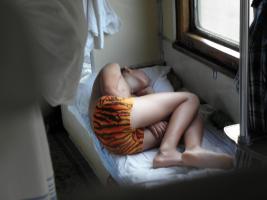 on a Super train (such that still circulate in the ex USSR) - Maxim and Serezha from Siberia (continued)