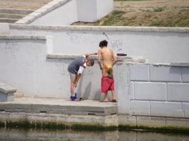 Lower Rio Boys - 2553 - May - Bathing in the Canals