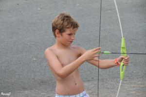 Holidays 12 - Archery - Blond boy shirtless