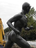 Aaltonen, Vaino (Finnish, 1894 - 1966), sculpture of Paavo Nurmi in Turku and Lausanne (Parc Olympique)