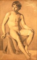 Kugler, August (Austrian), 1882, nude ephebe