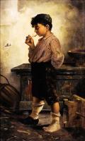 Bricard, Francois Xavier (1881 - 1935) - Smoking Boys