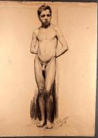 Hegzmann, P., 1908, nude boy akt