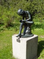 Unknown Sculptors (Sweden, Rottneros) - one more copy of Lo Spinario