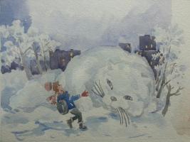 Sovkov, Sergey (Russia) - illustration to 'The Big Miau'