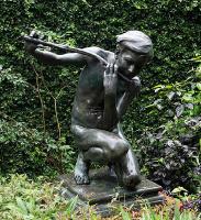 Recchia, Richard Henry (1885-1983), Flute Boy - in S. Carolina, Brookgreen Gardens