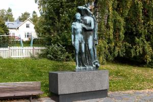 Aaltonen, Vaino (Finnish, 1894 - 1966), a statue devoted to the Finnish boys who defended their Motherland during the Soviet aggression in 1940 - can be seen in Gert Skytten puisto, Helsinki