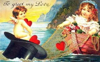 Старинные открытки к Дню Св. Валентина/Retro Valentine`s Postcards