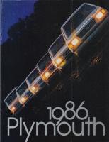 1986 Plymouth Commercial/Рекламный проспект "Плимут" за 1986 год