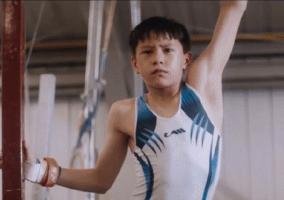 Two Gymnast Training Boys